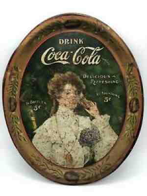 AUTHENTIC COCA COLA 1905 Juanita Serving Tray 10.75" x 13â?