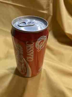RARE Collector EMPTY 1986 Coca-Cola Coke Can -Unopened Sealed Factory Error!-