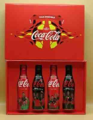 Coca-Cola Collectors Box Belgium Soccer UEFA Euro 2016 Aluminum Bottle Limited