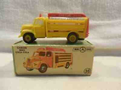 Vintage 1950's Anguplas Spain Coca-Cola Plastic Truck Toy with Box