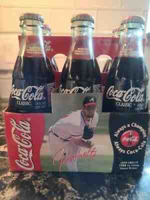 Vintage Coca Cola Six Pack 1998 Atlanta Braves Unopened w/ Paper Container