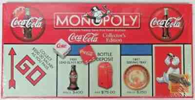 MONOPOLY 1999 HASBRO COCA COLA COLLECTORS EDITION BOARD GAME NEW SEALED