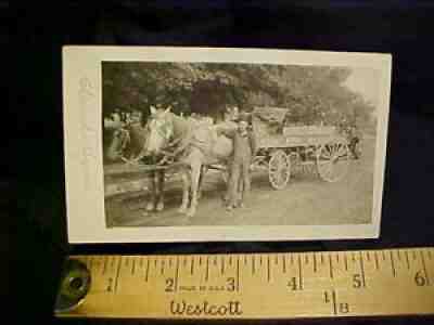 1912 RPPC COCA COLA HORSE DELIVERY WAGON..SALEM OREGON..REAL PHOTO POSTCARD
