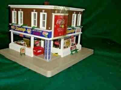 Danbury Mint Coca Cola Corner Drug Store Diorama Model Clock