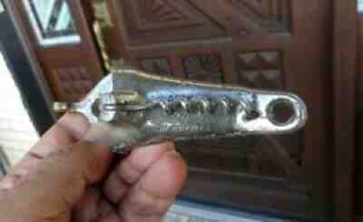 vintage DRINK Coca Cola COKE SODA BOTTLE Wall Mount Opener & Corkscrew ~1925~