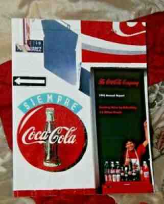 Coca Cola 1993 Annual Report autographed by Roberto Goizueta