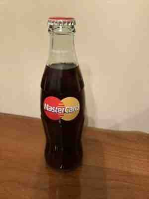 Rare - Mastercard A Priceless Partnership - Collectible Coca Cola Coke Bottle