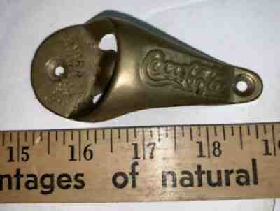 Vintage Brass Coca-Cola Bottle Opener Starr-X Coke Patent 23350000