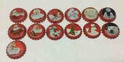 MÃ?XICO COCA COLA CHRISTMAS OBSOLET LOT UNUSED BOTTLE CAPS KRONKORKEN CHAPA 