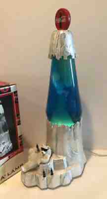 1998 Coca-Cola Polar Bear Premium Edition Lava Lamp Limited Excellent