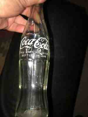 COCA-COLA BOTTLE 1970s. FROM IRAN. FARSI SCRIPT