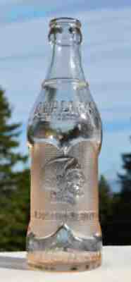 1925 BUTTE MONTANA Quality Beverage Coke COCA COLA bottle w/pic INDIAN
