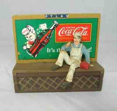 Coca-Cola Town Square Collection Billboard Figure 1996 Holiday Christmas Village