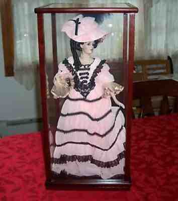 1995 FRANKLIN MINT VICTORIA COCA COLA 1ST HEIRLOOM DOLL 1906 WITH DISPLAY CASE