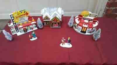 Coca Cola Town Square Collection Christmas Village Speedy Burger 1998 COKE