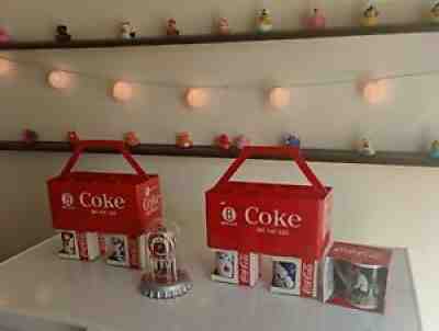 Always Coca Cola Coke Polar Bear Cubs Coffee Cup Mugs 1996 plus everything shown