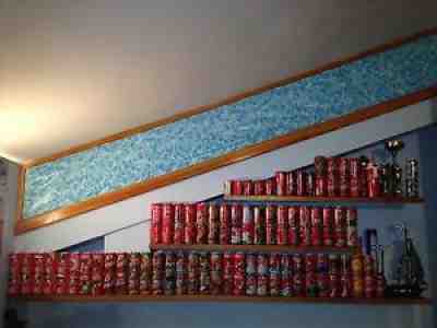 116 No. EMPTY Coca Cola Coke Tin Can Cans Vintage Collection Huge Lot