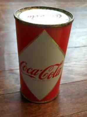 Vintage 1955 Coca-Cola Flat Top Can RARE Diamond Bedford Mass