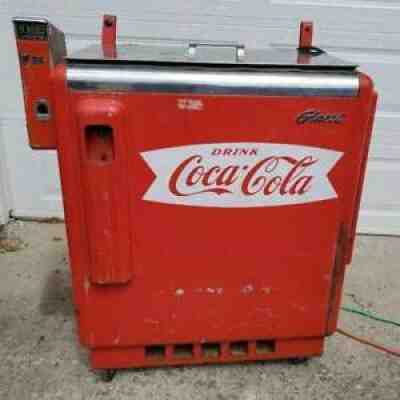 Rare 1958-60s Coca Cola Fishtail slider machine Glasco GBV-50 model