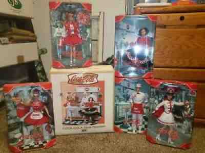 Coca-Cola Barbie 2000 Soda Fountain, complete set