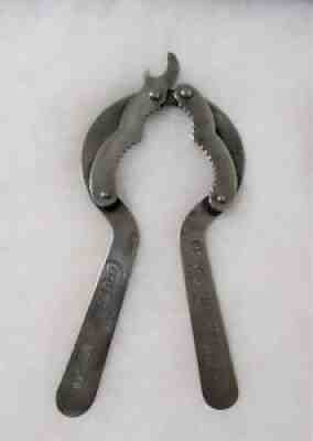 Vintage Coca-Cola Jar Bottle Vise Opener - Lake City Bottling Co., FL