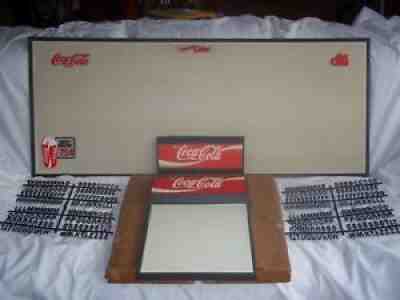 L@@K Pair Vintage Coca-Cola Menu Boards Signs w Letters Numbers & Symbols sets!