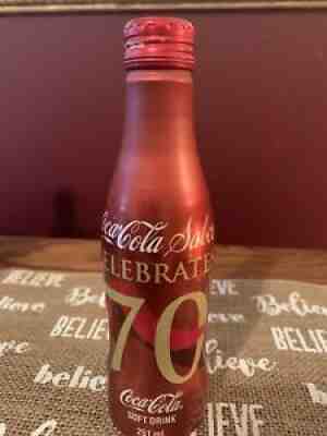 RARE!! Â SOUTH AFRICAN ALUMINUM COCA-COLA/ COKE BOTTLE-SABCO 70th ANNIVERSARYÂ 