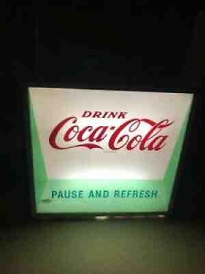 Vintage COCA COLA LIGHT-UP SIGN 1959