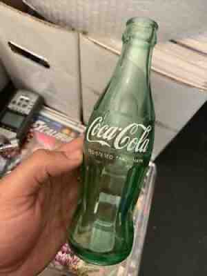 RARE Vintage 1973 Japan Japanese Coca Cola 190ml Green Glass Soda Bottle