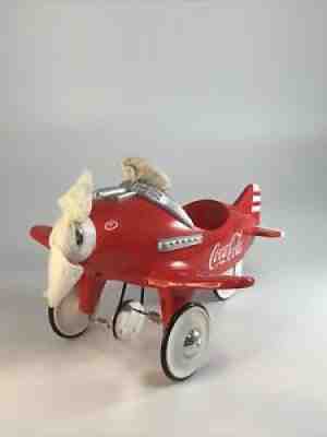 Xonex Limited ED Coca Cola 1:3 RED COKE Signed Pedal Plane /10000 Diecast Model