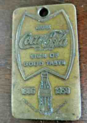 COCA-COLA FISH TAIL,1886-1958 75TH ANNIV. ALABAMA STATE TEACHER ASSOC.KEY FOB