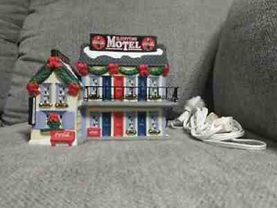 Coca-Cola Coke Town Square Collection Christmas Village Sleepytime Motel Holiday