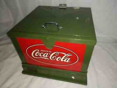 Vintage Coca Cola Glascock Cooler Ice Chest