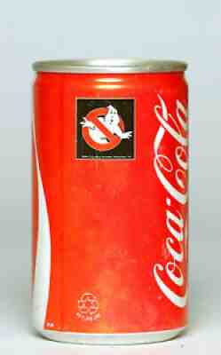 1984 Coca Cola can from Sweden, Ghostbusters