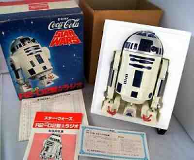 Special Prize Japan Coca-Cola STAR WARS R2-D2 AM RADIO 1977 Beautiful Condition!