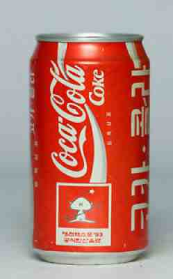 1993 Coca Cola can from Korea, Daejeon Expo '93 (1)