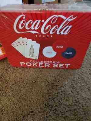 coca cola monopoly game Collectors Edition and Coca-Cola Collectors Poker Set