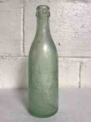 Aqua Straight Side Root Coca-Cola Bottle Huntington West Virginia WVa Wv Coke