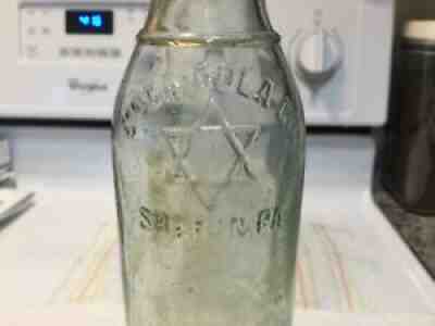 RARE COCA-COLA FLAVOR BOTTLE Â SHARON, P.A. STAR OF DAVID â?¡ï¸ D.O.C. 163-2