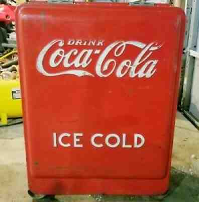 Westinghouse Coca Cola Junior Ice Box Cooler Coke Princess Antique Vintage