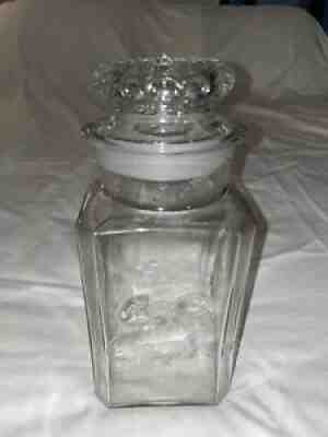 Coca Cola Chewing Gum Glass Jar Good Condition