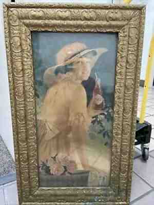 1916 Coca Cola CALENDAR TOP - RARE - 14 1/2 x 25