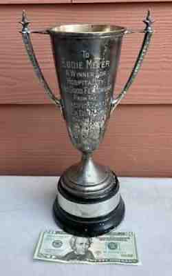 Antique Vintage 1938 Pacific Coast Coca Cola Silverplate Cup Trophy Award