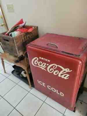 Coca Cola Westinghouse Jr. shell ice chest vendo soda coolerÂ 