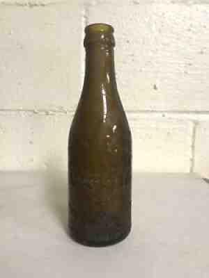 Amber Straight Side Coca-Cola Bottle Huntington West Virginia WVa Wv Coke