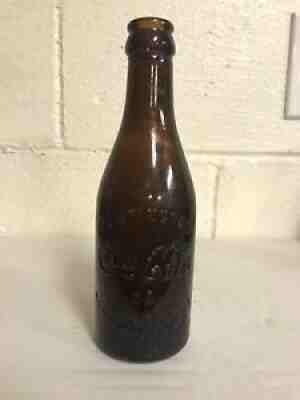 Amber Straight Side #1 Coca-Cola Bottle Huntington West Virginia WVa Wv Coke