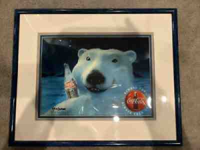 Coca Cola Animation â??Polar Bearsâ? Limited Edition Numbered Framed With COA