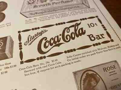 Coca-Cola 1920s Startup Candy Provo Utah Invoice Letter Chocolates Candy Rare!