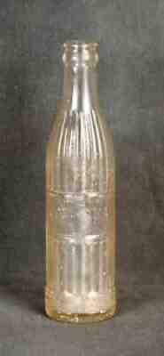 Pre 1916 Coca Cola Bottle Ribbed Glass Straight Sided Chattanooga Glass Co RARE