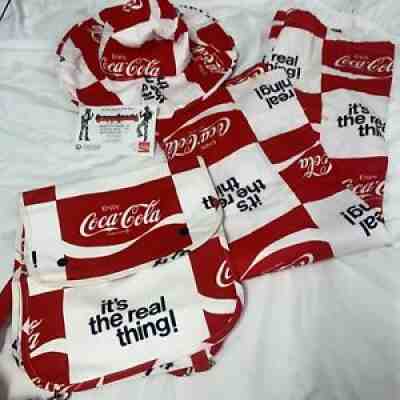 Vintage Coca Cola Beach Pants, Hat And Backpack!